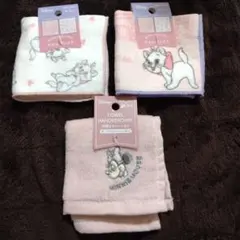 Disney タオルハンカチ 3枚セット マリー ミニー ディズニー