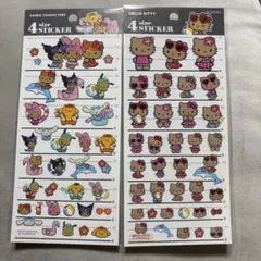日焼け　シール　サンリオ　ハローキティ 4サイズステッカーセット2枚