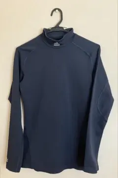 adidas ☆ネイビー 長袖 ハイネックシャツ
