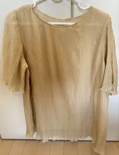 シースルー　イエロー　トップス