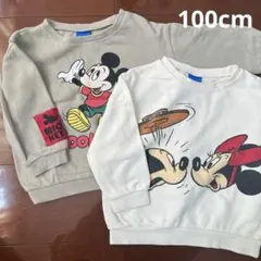 ミッキー　トレーナー 100cm 2枚セット