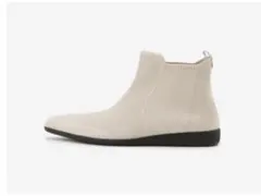 offen オッフェン pointedboots-SIDEGORE IVORY