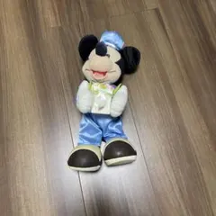 ミッキーマウス ぬいぐるみ 青い衣装