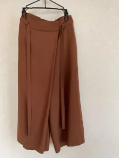 ブラウン ガウチョパンツ サイズ36