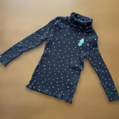 kpニットプランナー タートルネック ドット柄