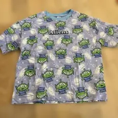 リトルグリーンメン エイリアン サガラ刺繍 Tシャツ 半袖 130のサムネイル