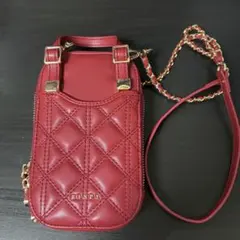 RANDA スマホショルダーバッグ レッド
