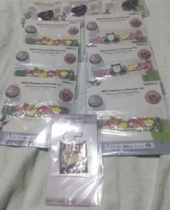 2024 Pokémon Collection ラバータイ、クリップ 8個セット