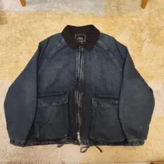 ZARA デニムカバーオールジャケット