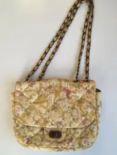 earth music&ecology 夏用 花柄キルティングショルダーバッグ