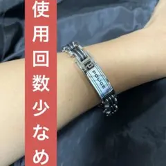 POLICE CARB ブレスレット ステンレススチール【使用回数少なめ】のサムネイル