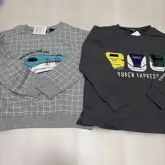 ★新品★トレーナーSUPER EXPRESS 新幹線トレーナー 120 2点