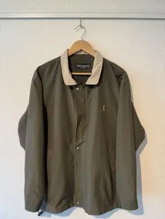 YSL ブルゾン　アウター　襟付き ボタン・ジッパー付き YSL ブルゾン アウター 襟付き ボタン・ジッパー付き