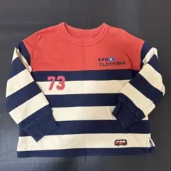 KPB CLOTHING 長袖カットソー ボーダー 120㎝