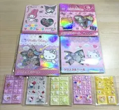 【Sanrio】おはじきシールフレーク クリスタルシール ミニタイルシール
