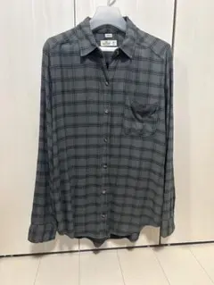 Hollister 長袖 チェック フランネルシャツ