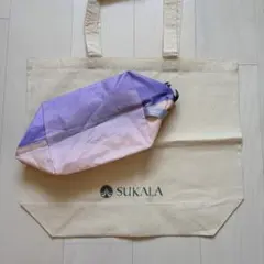 ラバ　SUKALA　トートバッグ＆ヨガポーチセット /ピンクパープル