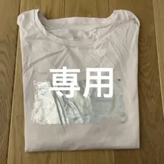global work Tシャツメタリックプリント