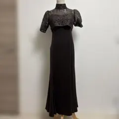 1回のみの着用　Dorry Dollブラウンマーメイドドレス　Lのサムネイル