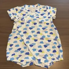 アカチャンホンポ ベビー甚平 ロンパース 80 雲