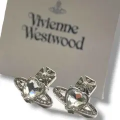 美品　ヴィヴィアン・ウエストウッド　アリエラ　オーブ　ハート　ピアス　シルバー