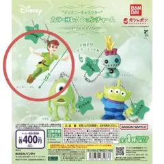 ディズニーキャラクターカラーコレクションチャーム 〜green〜【ピーターパン】