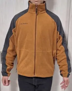 値下中 Columbia フリースジャケット オレンジ・ブラック