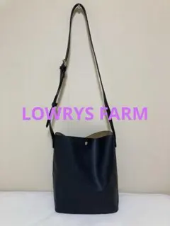 LOWRYS FARM ショルダーバッグ ブラック