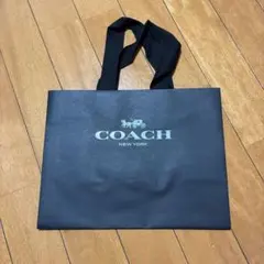 COACH 黒 ショッピングバッグ