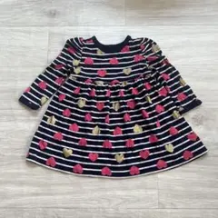 baby GAP ストライプハートワンピース 70