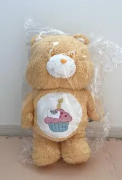 ケアベア　ふんわりBIGぬいぐるみ　カップケーキ　　オレンジ　デザート