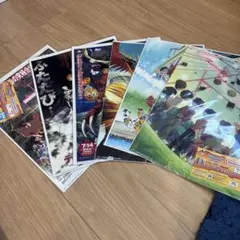 デジモン 一番くじ D賞 クリアポスター 全6種セット