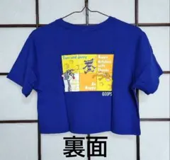 【状態良】トムとジェリー　バックプリントTシャツ　M　ショート丈（クロップド丈）のサムネイル