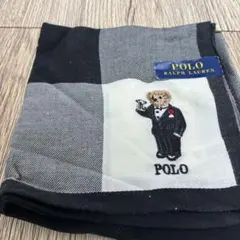 【ほぼ未使用品】POLO RALPH LAUREN チェック柄ハンカチ