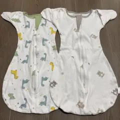【enne.公式】 おくるみ スワドル 新生児 通年夏冬 スリーパー　2枚セット