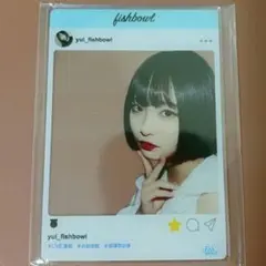 fishbowl 久松由依 SNS風アクリルカード 2022年1月