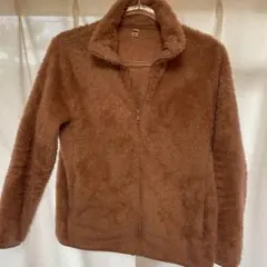 くすみピンクフリースジャケット Lサイズ