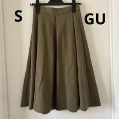 GU フレアスカート Sサイズ オリーブ