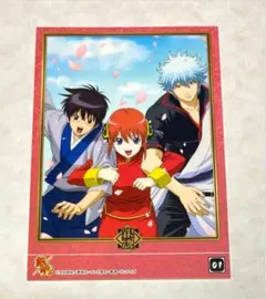銀魂 ミニフォトシールコレクション ステッカー　カード 坂田銀時 神楽 新八