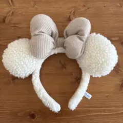 ミッキー型カチューシャ（リボン付き）