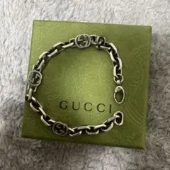 GUCCI】 グッチ トムフォード期 フィガロチェーン ブレスレットSV925