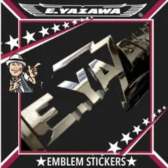 矢沢永吉★E.YAZAWA★エンブレムステッカー★ SILVER★レア　未開封 矢沢永吉✦E.YAZAWA✦エンブレムステッカー✦新品の - メルカリ