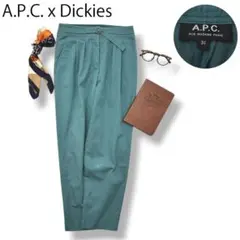 【コラボ】APC x ディッキーズ ツータックパンツ ワーク 34 女性用 ♪