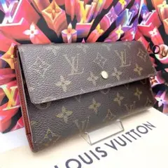 ② ルイヴィトン モノグラム ポルトフォイユ インターナショナル 三つ折り長財布