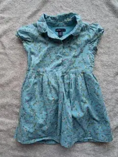 BabyGap ベビーギャップ 花柄 ロンパース 女の子 2歳 90-95 水色