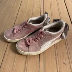 プーマ　スニーカー　18.0cm ピンク　18cm 17.5cm スエード