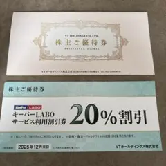 VT HOLDINGS CO.,LTD. 株主ご優待券
