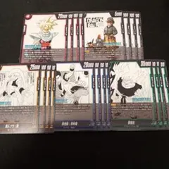ドラゴンボールフュージョンワールド manga プロモ ブルマ　フルコンプセット