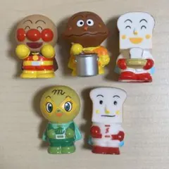 アンパンマン ソフビ 指人形フィギュア 5体セット