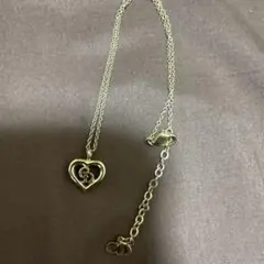 ディオール　DIOR ゴールド　チェーン　ネックレス　ハート　ヴィンテージ